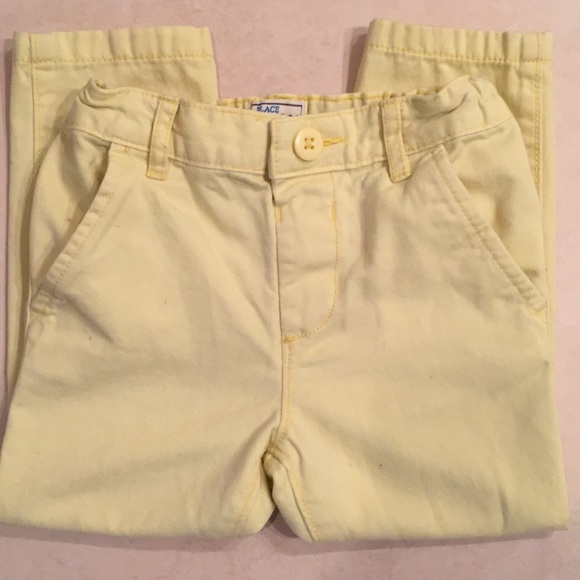 The Children's Place Other - Boys canary yellow cotton pants
